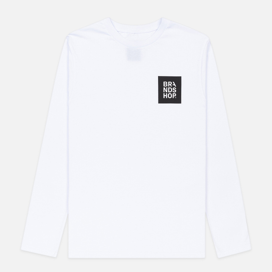 Мужской лонгслив BRANDSHOP Square Logo White