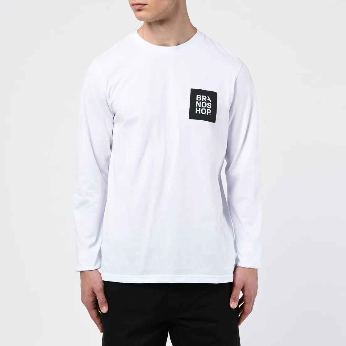 BRANDSHOP Мужской лонгслив Square Logo