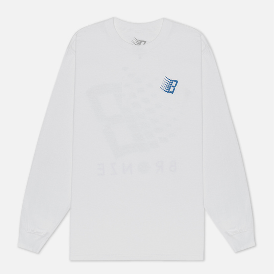 Мужской лонгслив Bronze 56K B Logo Tennis White