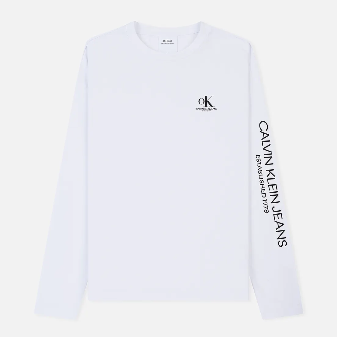 Calvin Klein Jeans Est. 1978 Мужской лонгслив Modernist Logo