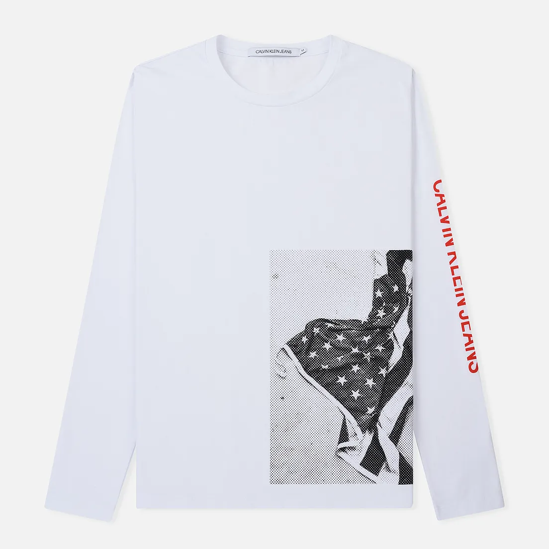 Calvin Klein Jeans Мужской лонгслив USA Flag Printed
