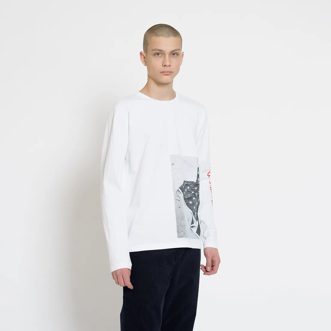 Calvin Klein Jeans Мужской лонгслив USA Flag Printed