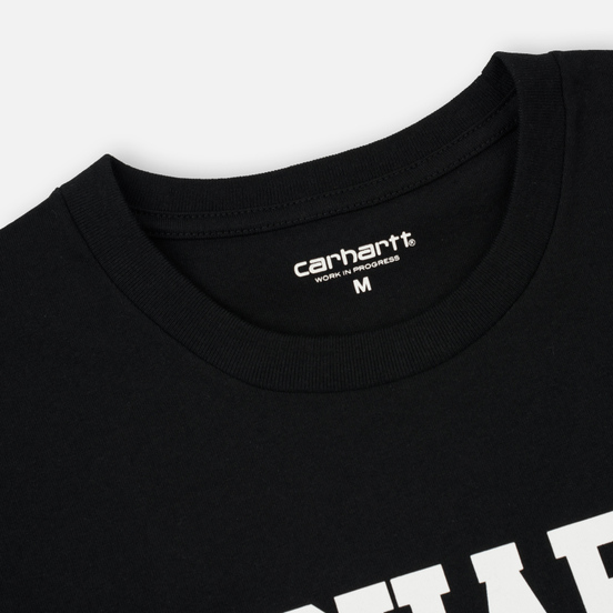 Мужской лонгслив Carhartt WIP College Graphic Print Black/White
