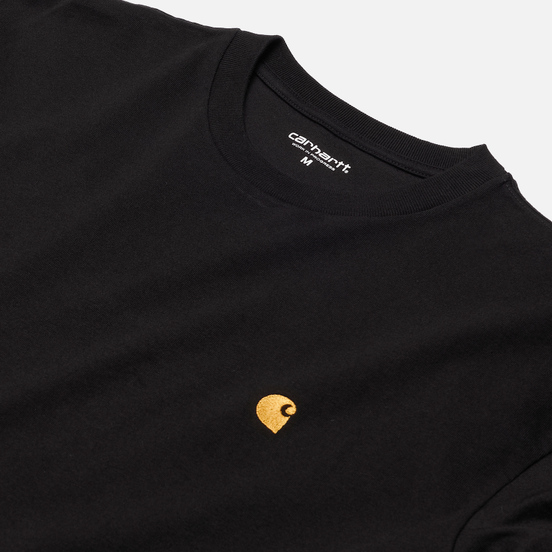 Мужской лонгслив Carhartt WIP L/S Chase Black/Gold