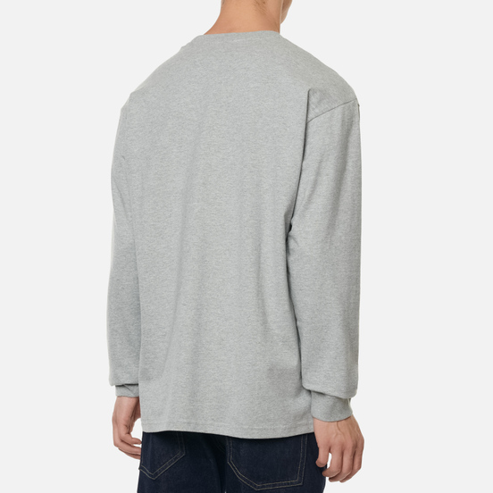 Мужской лонгслив Carhartt WIP L/S Chase Grey Heather/Gold