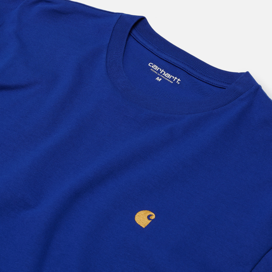 Мужской лонгслив Carhartt WIP L/S Chase Submarine/Gold
