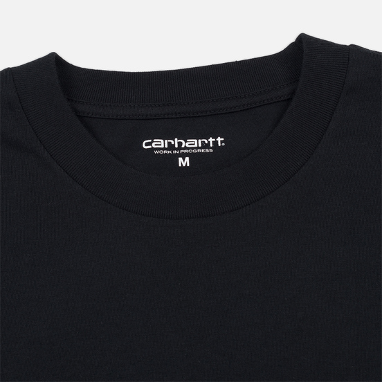Мужской лонгслив Carhartt WIP L/S Foundation Black/White