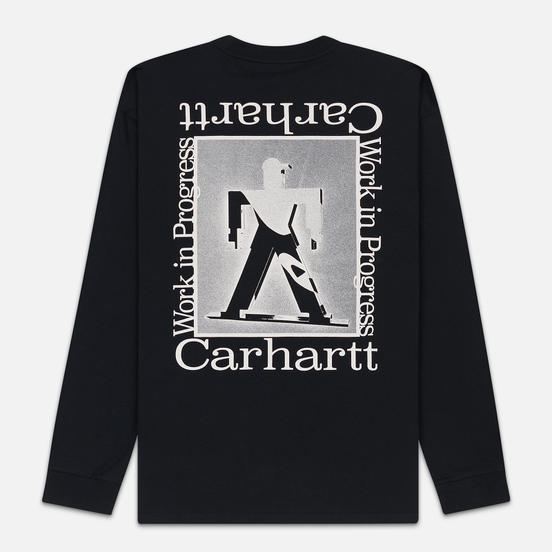Мужской лонгслив Carhartt WIP L/S Foundation Black/White