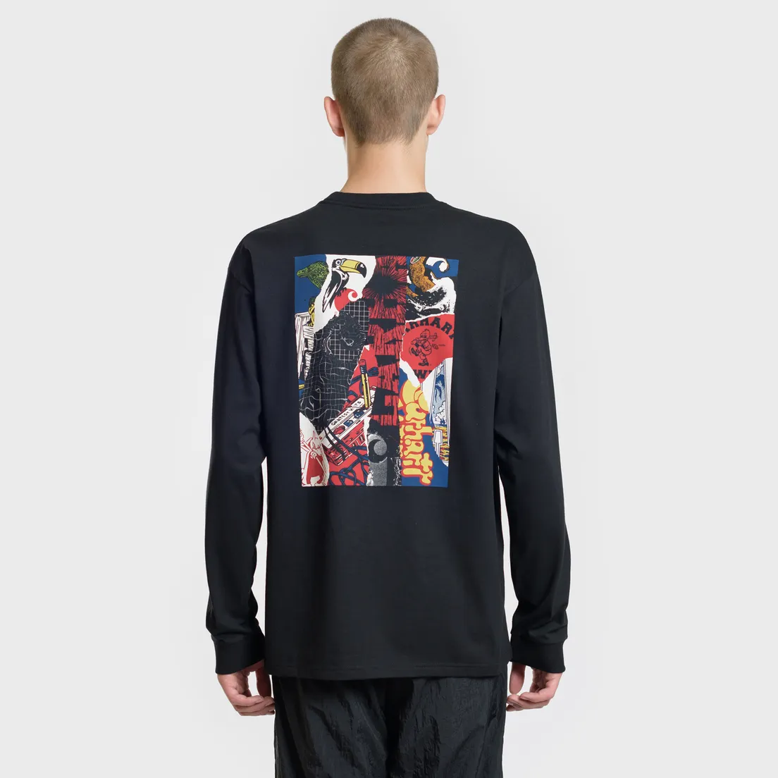 Carhartt WIP Мужской лонгслив L/S Patchwork