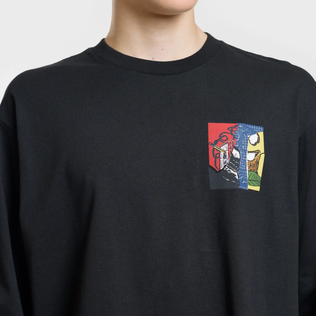 Carhartt WIP Мужской лонгслив L/S Patchwork