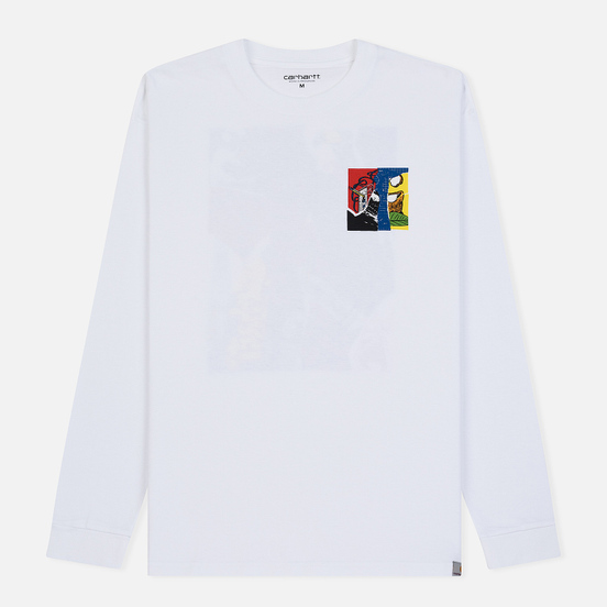 Мужской лонгслив Carhartt WIP L/S Patchwork White