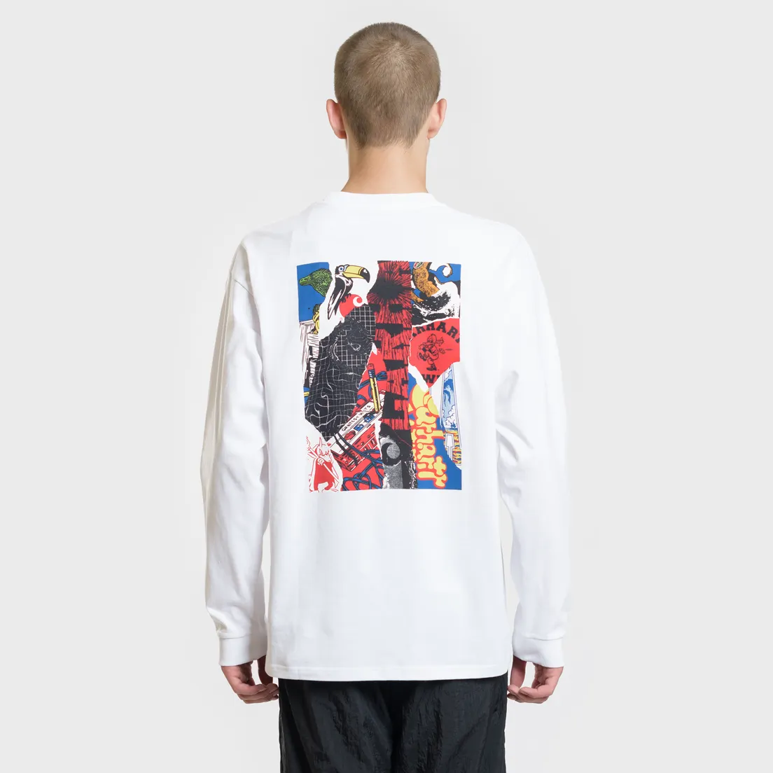 Carhartt WIP Мужской лонгслив L/S Patchwork