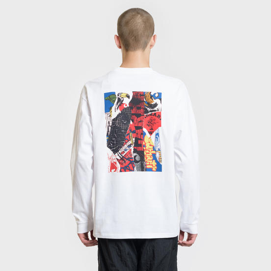 Мужской лонгслив Carhartt WIP L/S Patchwork White