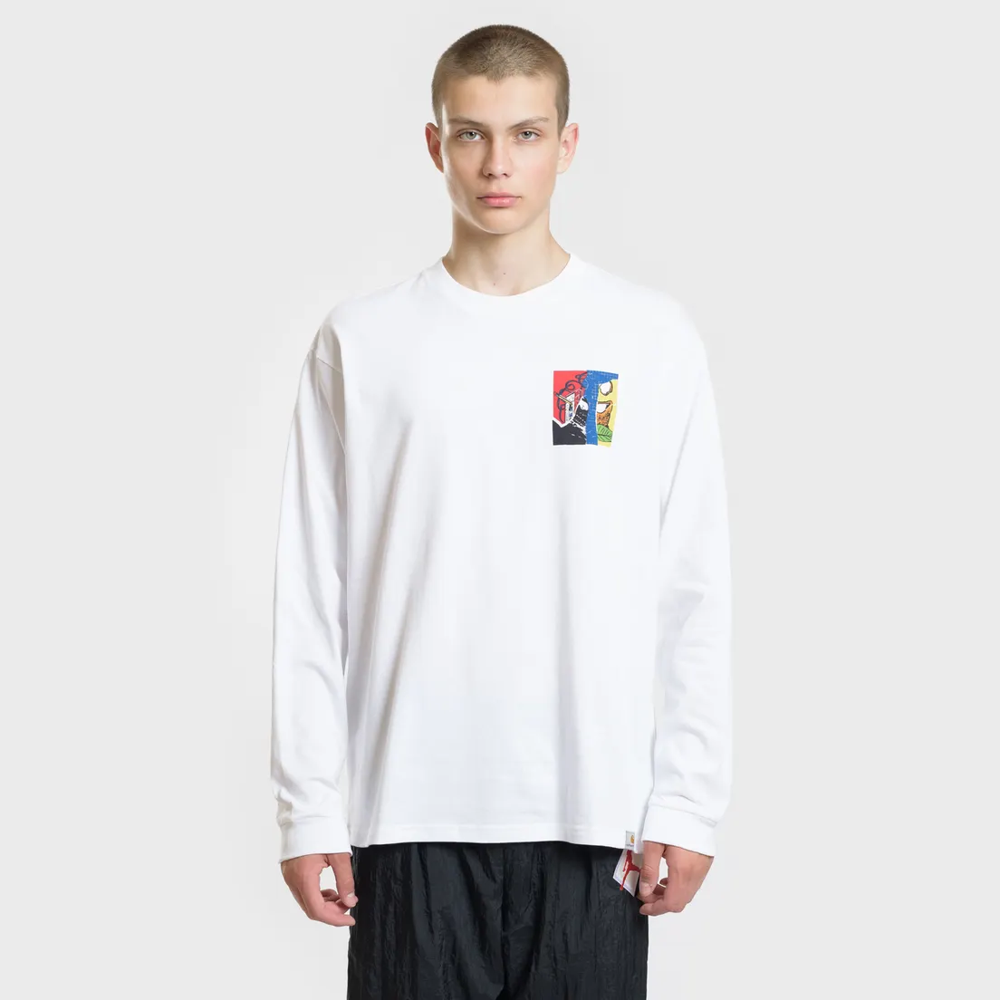 Carhartt WIP Мужской лонгслив L/S Patchwork
