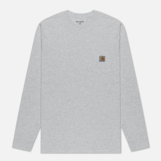 Мужской лонгслив Carhartt WIP L/S Pocket Ash Heather