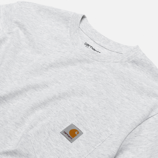 Мужской лонгслив Carhartt WIP L/S Pocket Ash Heather