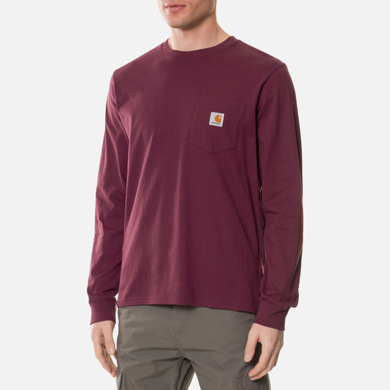 Мужской лонгслив Carhartt WIP L/S Pocket Shiraz