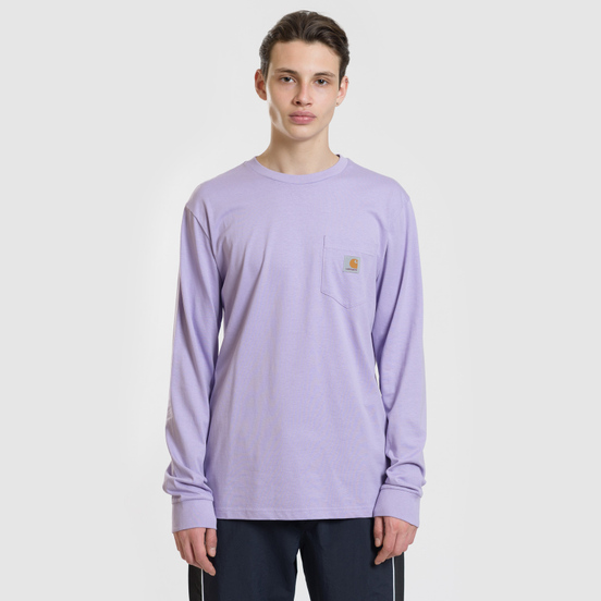 Мужской лонгслив Carhartt WIP L/S Pocket Soft Lavender