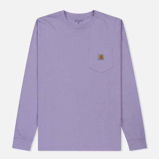 Мужской лонгслив Carhartt WIP L/S Pocket Soft Lavender