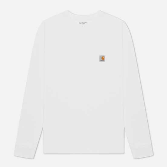Мужской лонгслив Carhartt WIP L/S Pocket White