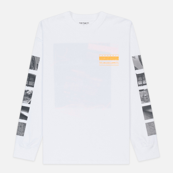 Мужской лонгслив Carhartt WIP L/S Stack White