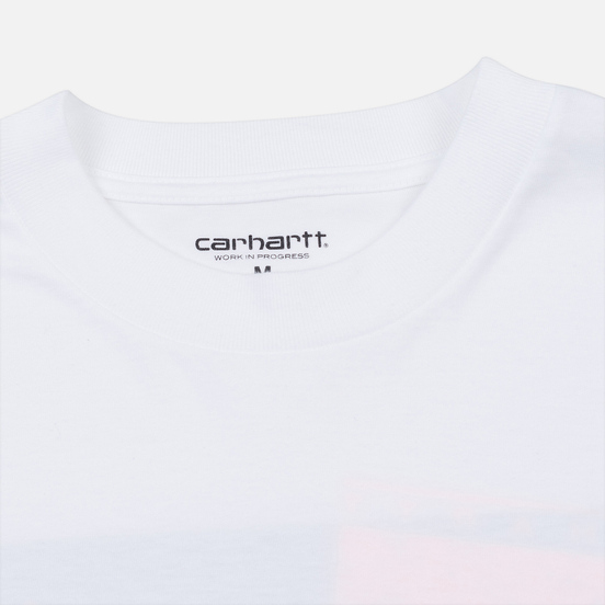 Мужской лонгслив Carhartt WIP L/S Stack White