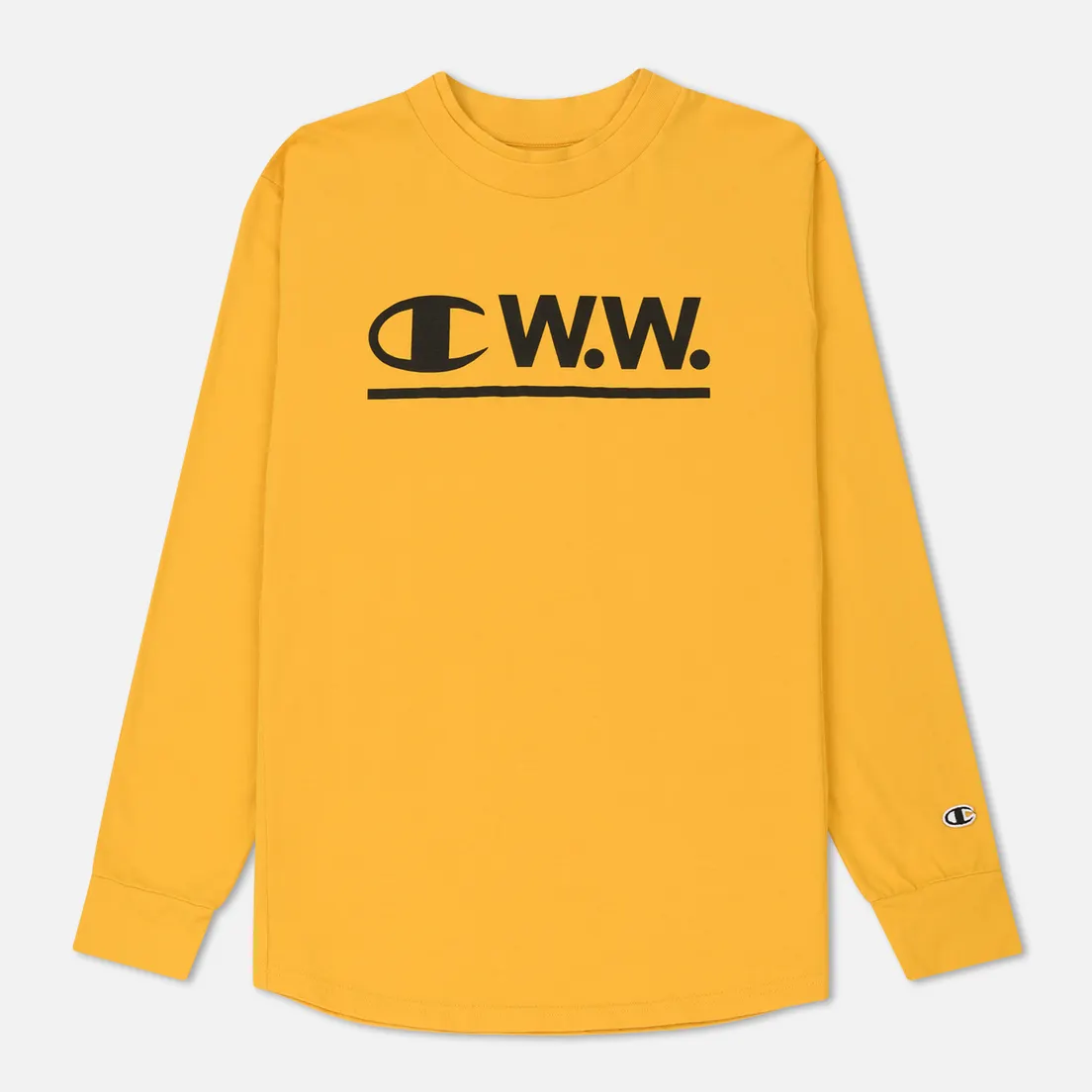 Champion Reverse Weave Мужской лонгслив x Wood Wood W.W. Logo