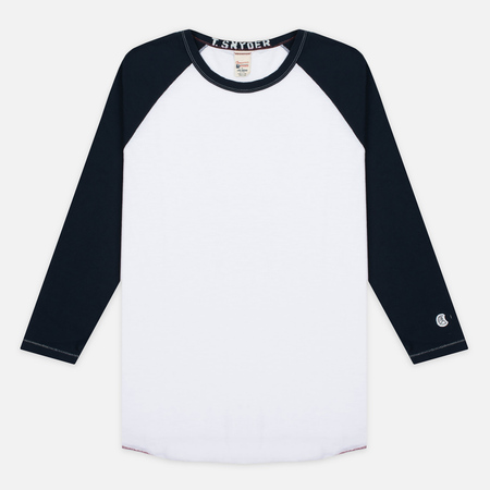 Мужской лонгслив Champion x Todd Snyder Baseball White/Navy