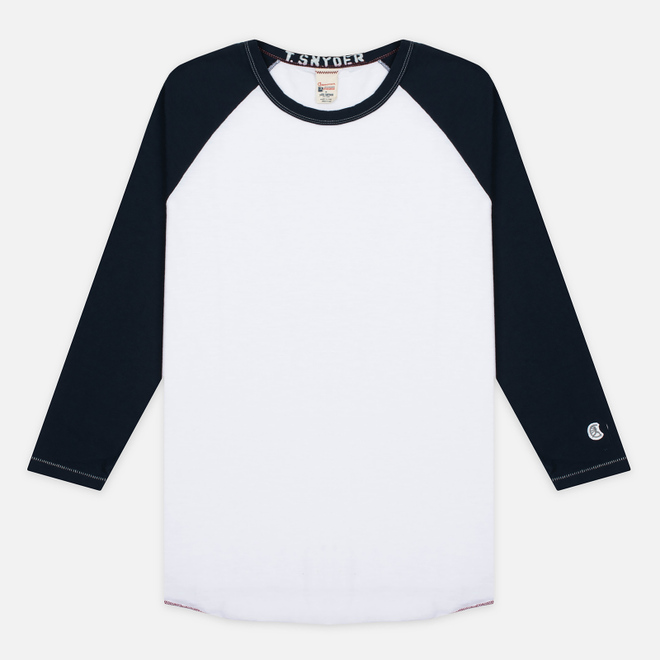Мужской лонгслив Champion x Todd Snyder Baseball White/Navy