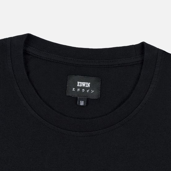 Мужской лонгслив Edwin Gang II Garment Wash Black