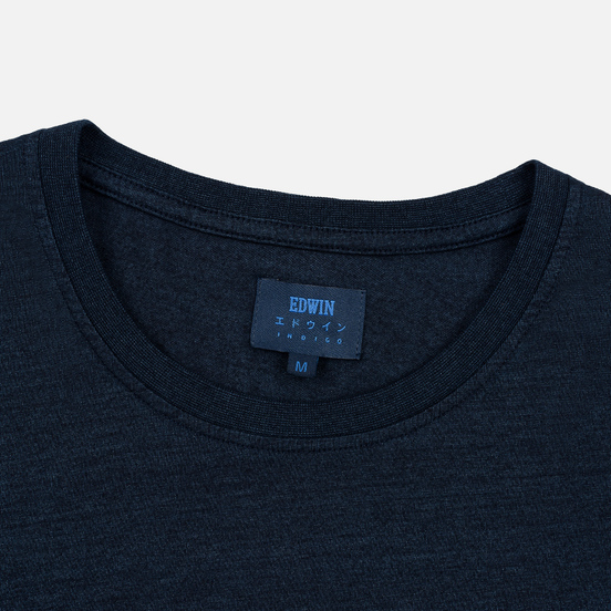 Мужской лонгслив Edwin Harmony Garment Wash Dark Indigo