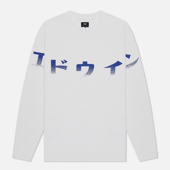 Мужской лонгслив Edwin Imprint Garment Wash White