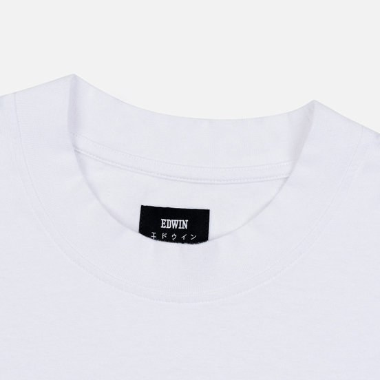 Мужской лонгслив Edwin Imprint Garment Wash White