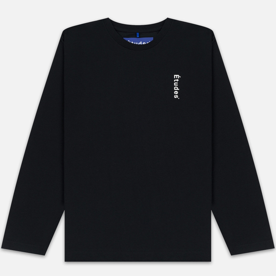 Мужской лонгслив Etudes Wonder Etudes Logo Front/Back Black