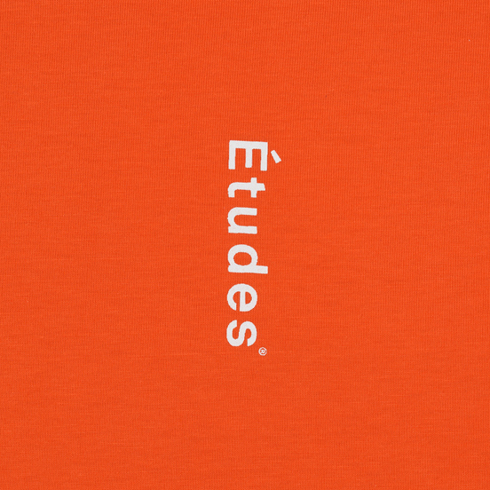 Мужской лонгслив Etudes Wonder Etudes Logo Front/Back Orange