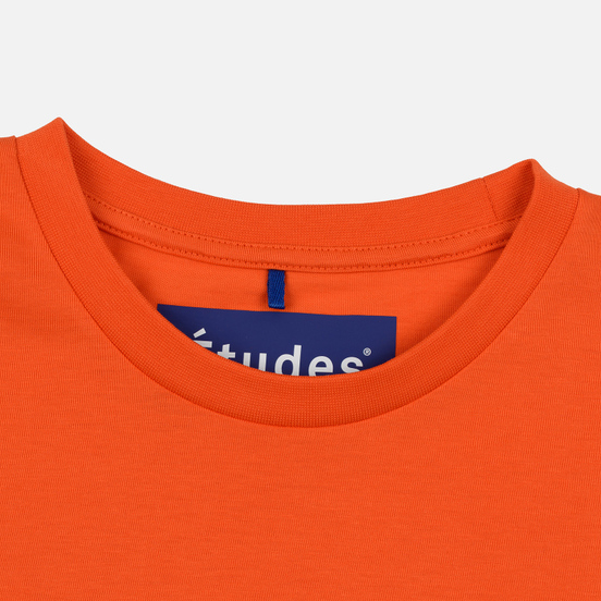 Мужской лонгслив Etudes Wonder Etudes Logo Front/Back Orange