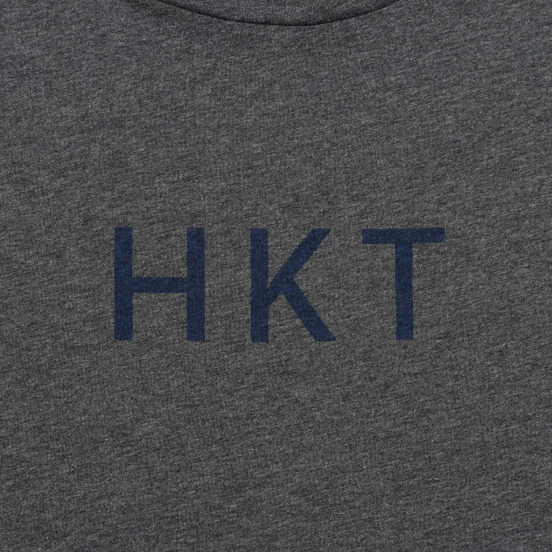 Мужской лонгслив Hackett Logo HKT Dark Grey Marl