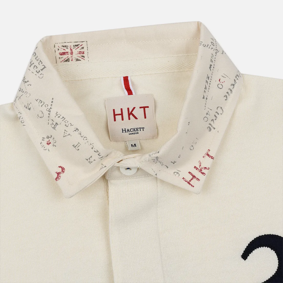 Hackett Мужской лонгслив Logo HKT Patch Rugby