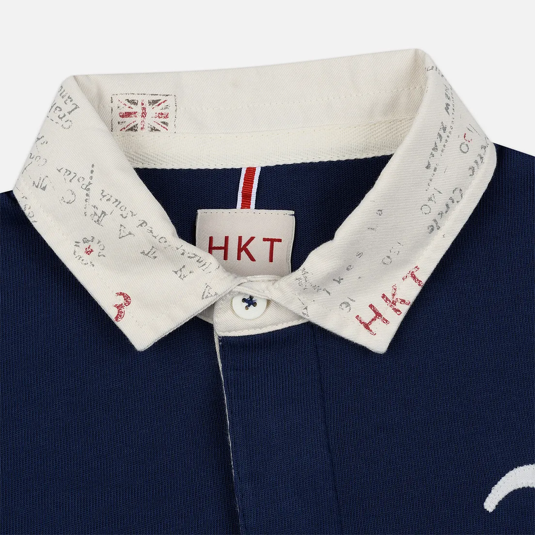 Hackett Мужской лонгслив Logo HKT Patch Rugby