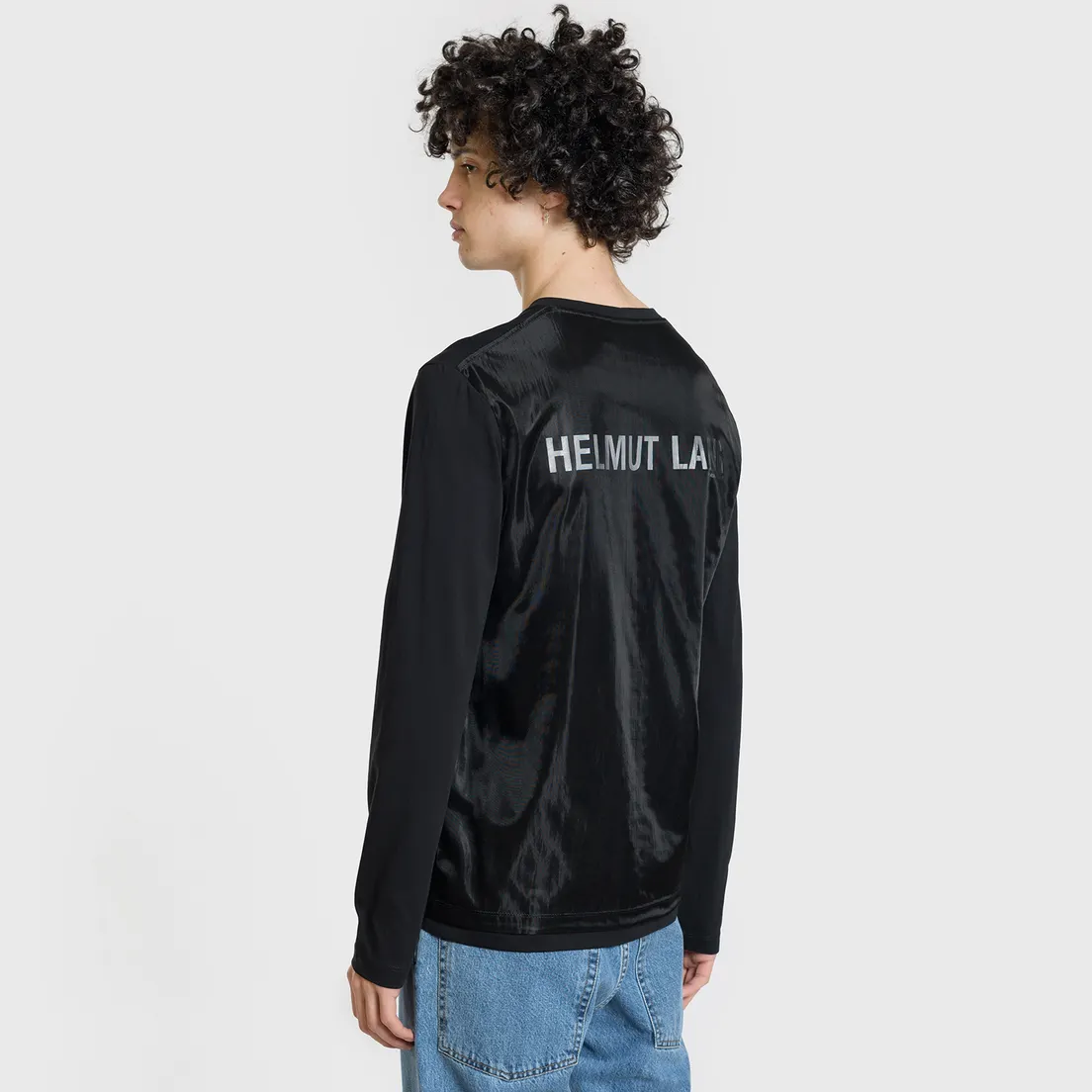 Helmut Lang Мужской лонгслив Overlay Logo