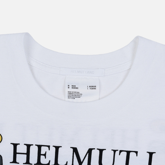 Мужской лонгслив Helmut Lang Standard Radio Generic Chalk White