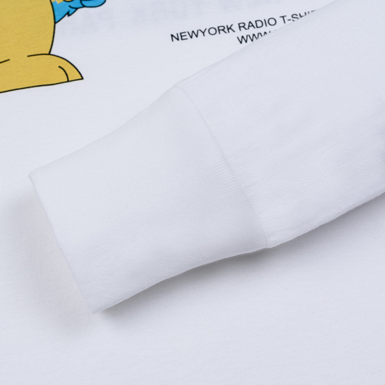 Мужской лонгслив Helmut Lang Standard Radio Generic Chalk White
