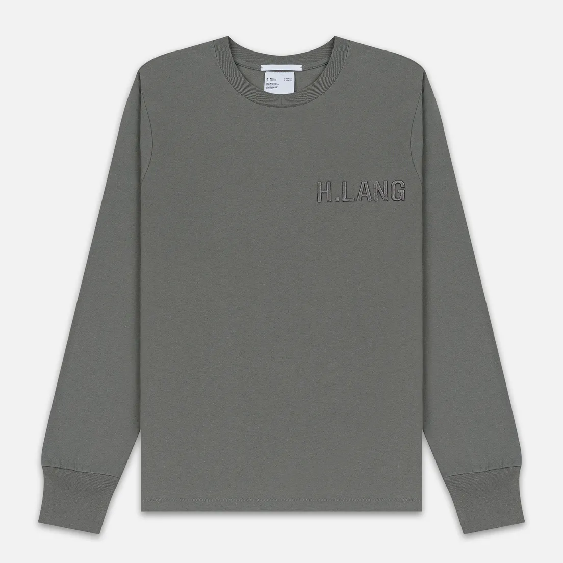 Helmut Lang Мужской лонгслив Standard Raised Logo