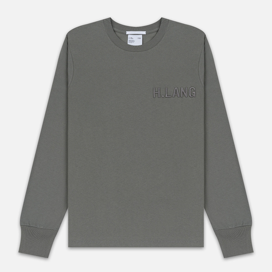 Мужской лонгслив Helmut Lang Standard Raised Logo Pebble