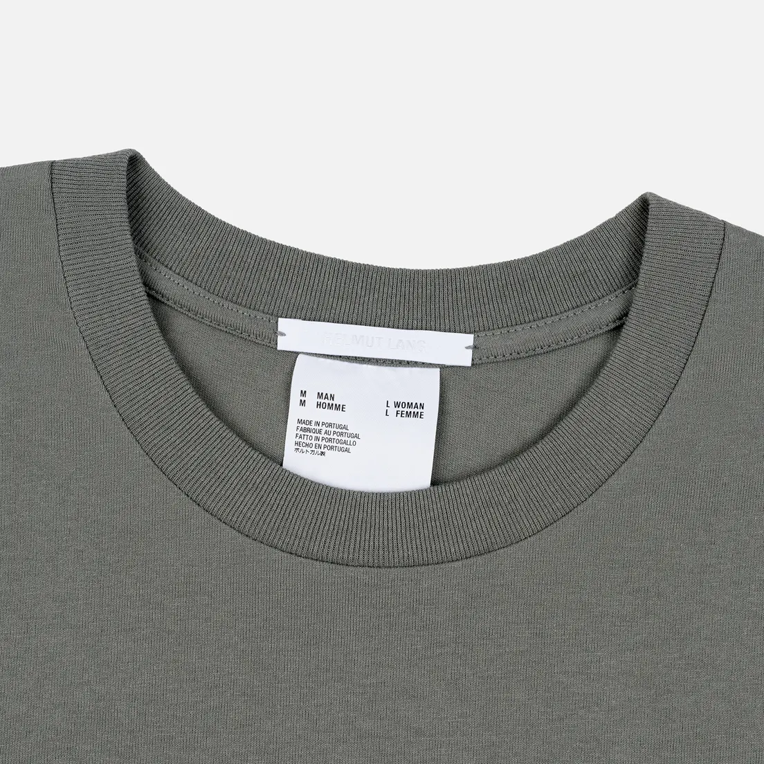 Helmut Lang Мужской лонгслив Standard Raised Logo