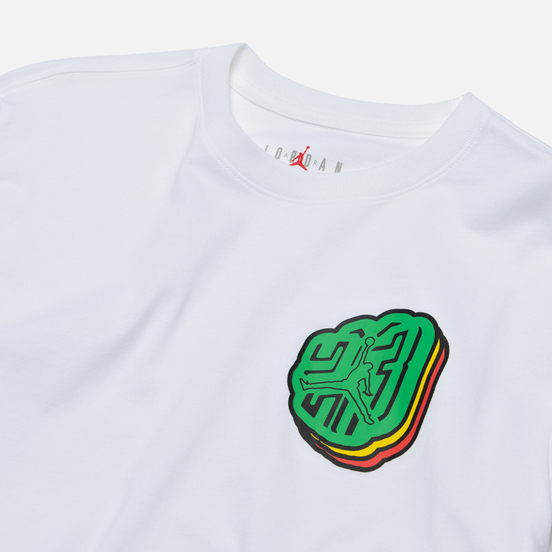 Мужской лонгслив Jordan Photo Repeat White