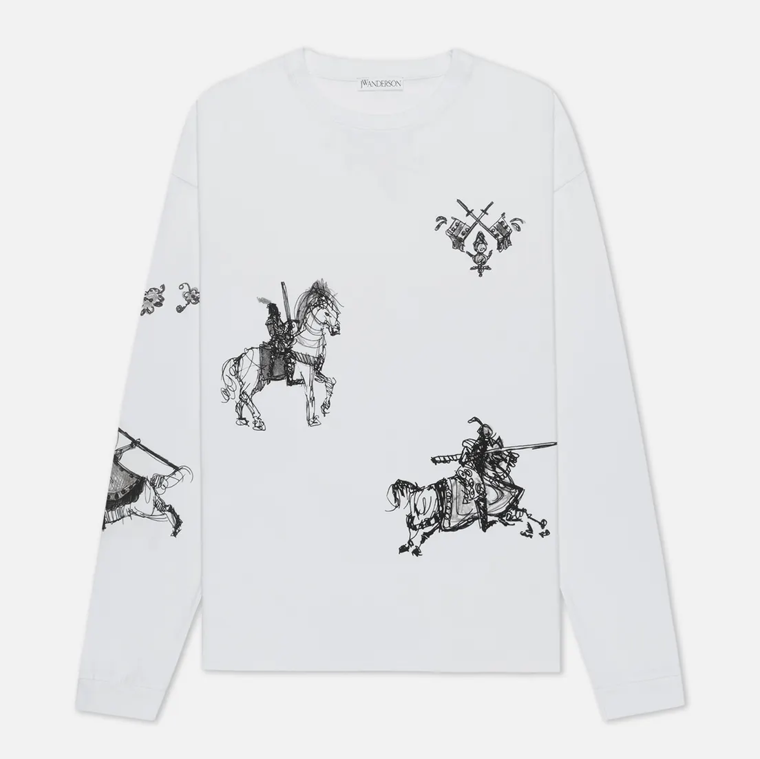 JW Anderson Мужской лонгслив Camelot Printed