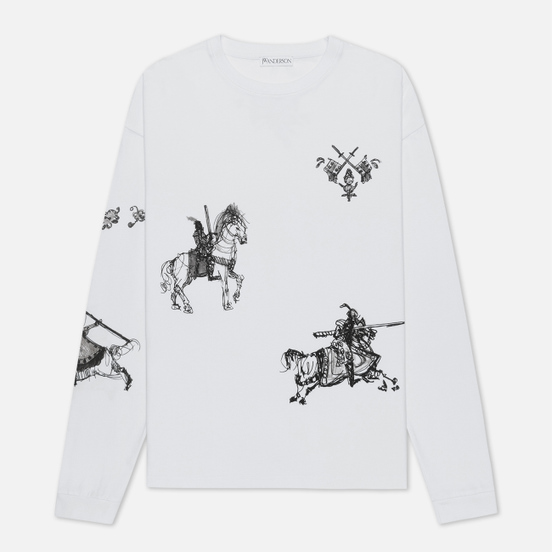 Мужской лонгслив JW Anderson Camelot Printed White