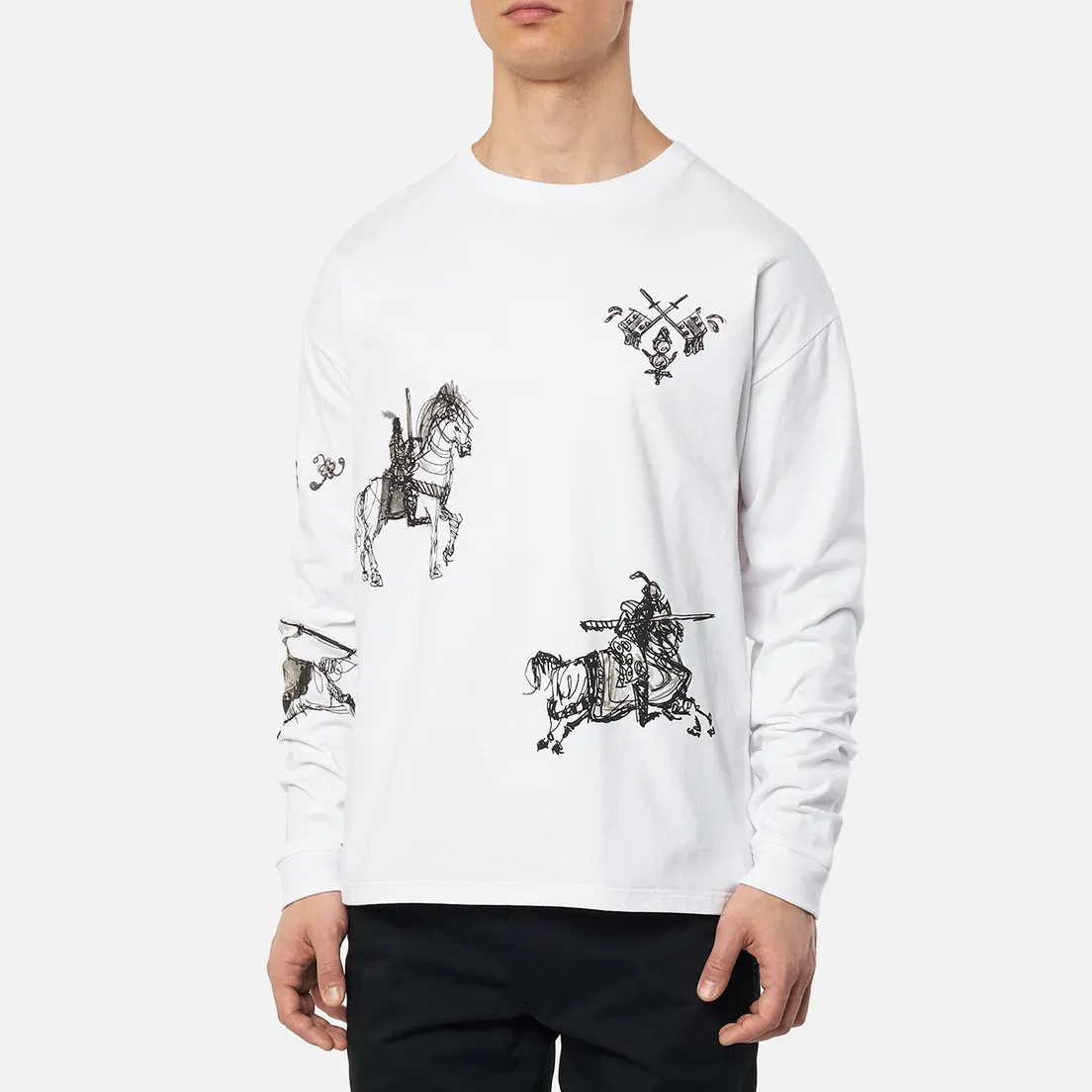 JW Anderson Мужской лонгслив Camelot Printed