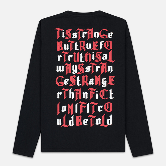 Мужской лонгслив JW Anderson Eyes Printed Black